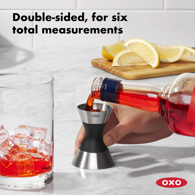 OXO 3105000 1.5 oz. & 1 oz. Stainless Steel Double Jigger