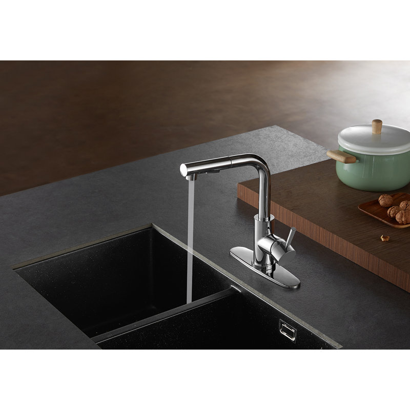 Robinet de cuisine Kingston, Chrome poli