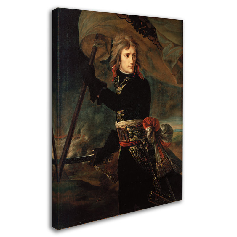 « napoleon bonaparte », reproduction sur toile tendue, H 47 po x l 35 po