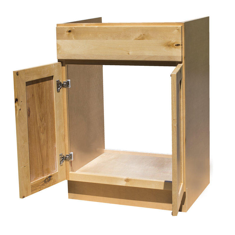 24'' Rustic shaker style vanity cabinet, Oak