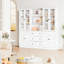 Ensemble de bibliothèques standard H 70,9 po x l 47,24 po (2B + A)-1036336484