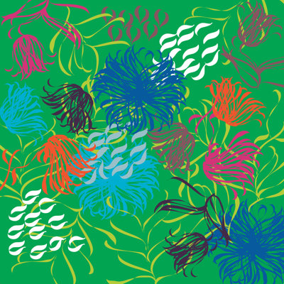 Gwendolle Vy La Bold Breezy vert - imprimé