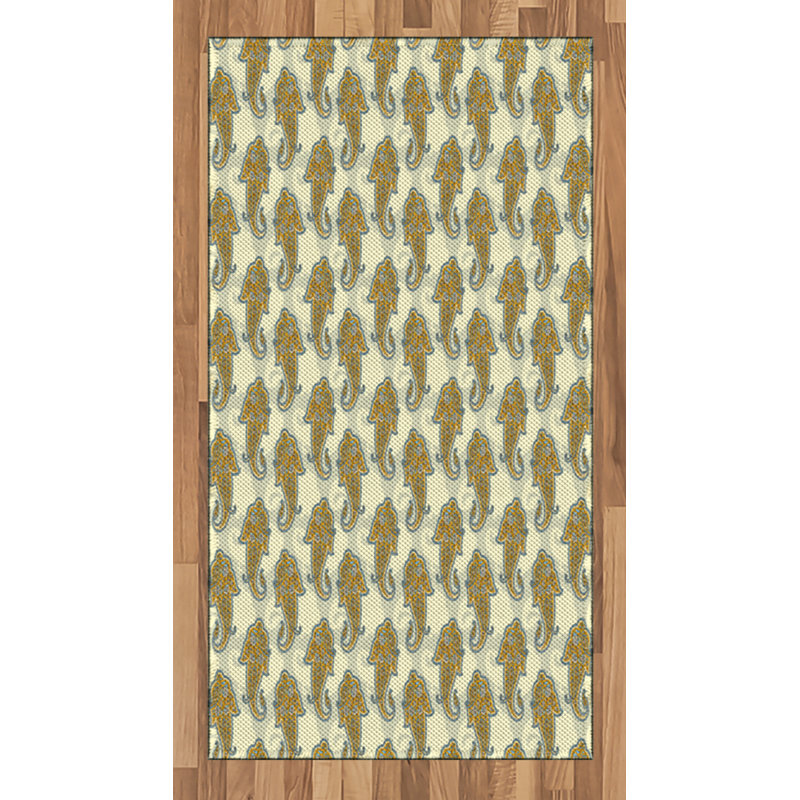 Tapis décoratif bohémien, Rectangle 2 pi 7 po x 5 pi