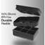 Paquet de 2 plateaux à glaçons en silicone avec couvercles - Grands moules à cubes et sphères de 2 pouces pour le whisky, le bourbon et les cocktails - Réutilisable, plateaux de congélation résistants aux fuites-112996158