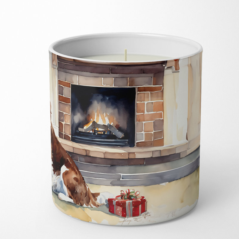 Christmas Tree Scented Tumbler Candle with Ceramic Holder