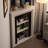 Beige Solid Wood Freestanding Fireplace-620498295