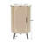 Corner Cabinet ,rattan Door,freestanding Corner Tables For Small Spaces, Corner Shelf Stand For Living Room, Kitchen, Bedroom