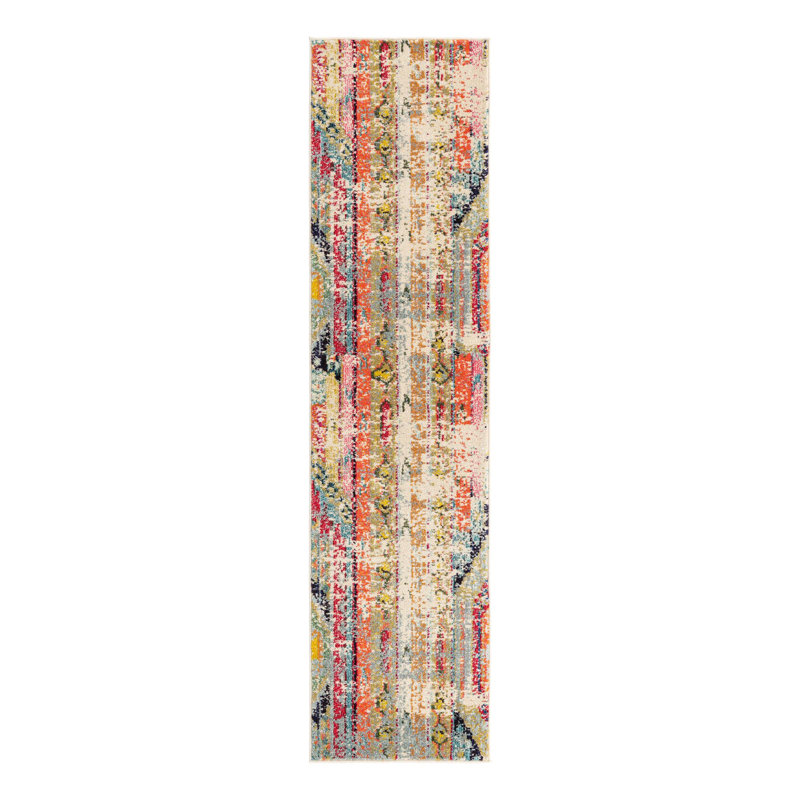 Newburyport Washable Geometric Indoor Rug, Runner 2' x 8'