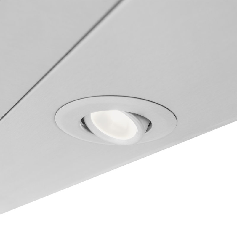 48" KL3 400 CFM Convertible Wall Mount Range Hood in Brushed Stainless Steel