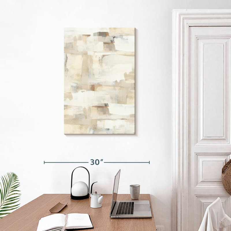 Daymin beige doux I, H 30 po x l 20 po