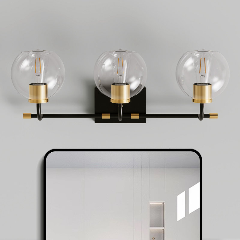Luminaire de salle de bain 3 lumières Choi Modern