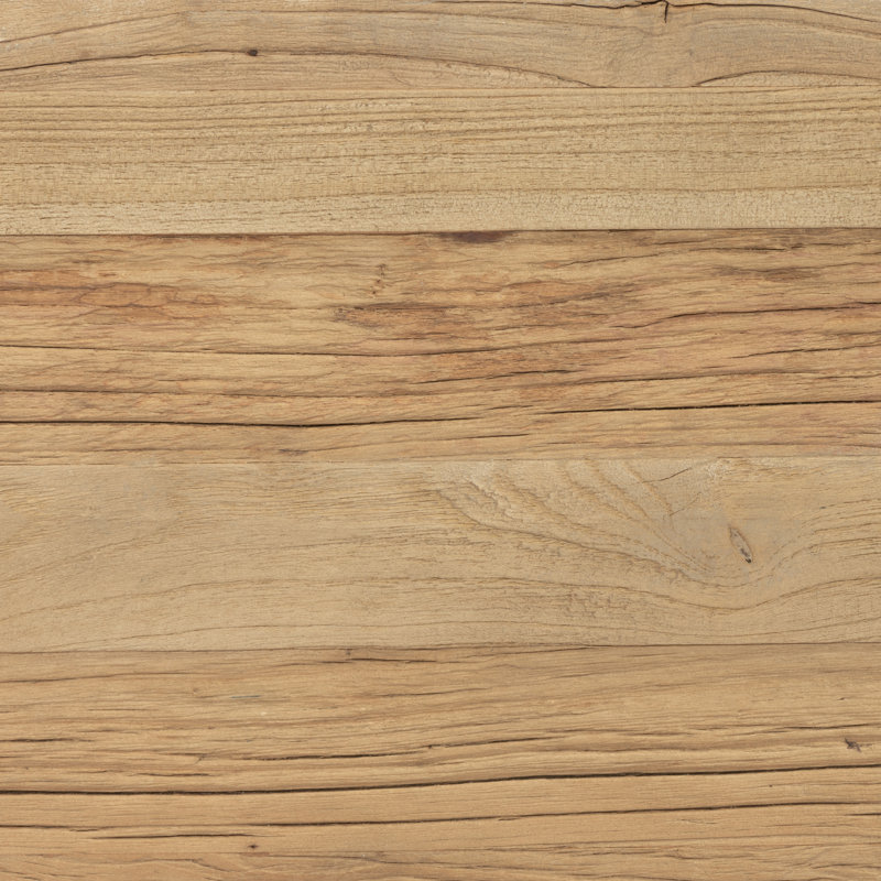 Francois 60" Natural Elm Wood Bench with Arched Legs