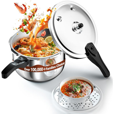 WantJoin 11Qt Pressure Canner and Cooker 3-In-1 Stainless Steel