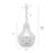 Modern 4-Light Boho Empire Wood Chandelier