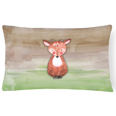  Coussin lombaire aquarelle Baby Deer