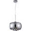 Kilduff 1-Stella Crystal Pendant Light – Modern Glass Bowl Lampshade with Droplet Design, G9 Bulb for Restaurant, Bar, Kitchen, Bedroom, or Coffee Shop