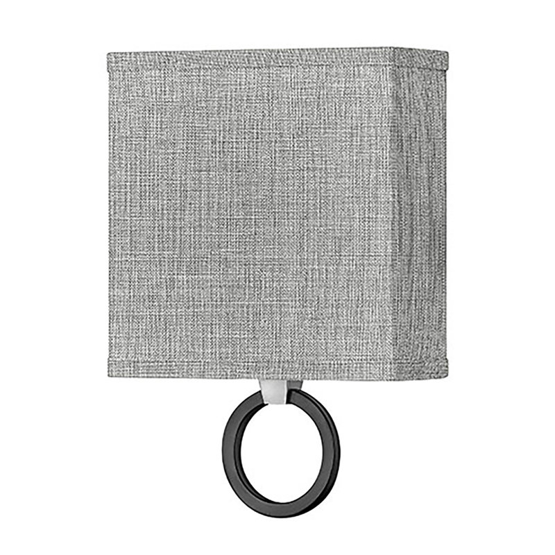 Galerie Brushed Nickel & Heathered Gray LED Wall Sconce