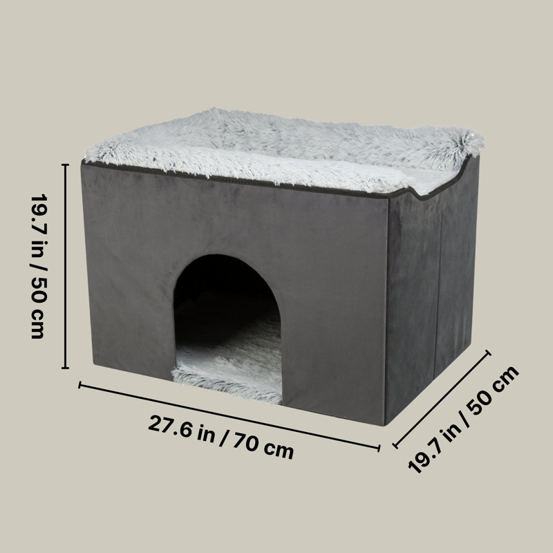 Trixie Harvey, grotte pour chats, maisonnette pour chat d'intérieur, refuge pliable pour chats, maisonnette pour chats et petits chiens
