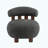 Zavier Boucle Upholstered Accent Chair With Wooden Legs-882912362