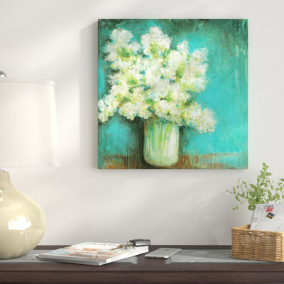 « crystal hortensia », reproduction d’art sur toile