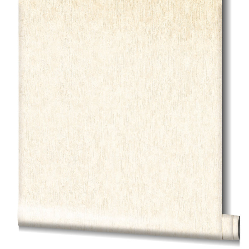 Rouleau de papier peint texturé Earth Collection, Crème, crème
