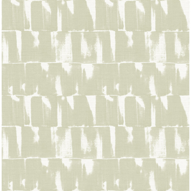 Double rouleau abstrait jiyanna, Vert