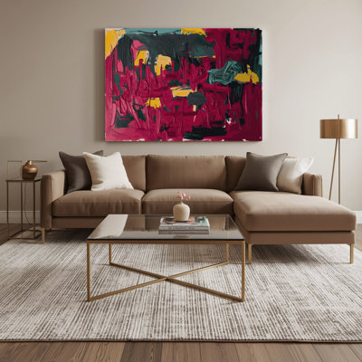 Neo Expressionism 99 Black Canvas Wall Art