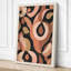 Flowing Forms Mid-Century - Wrapped Canvas-53837181-53837173