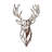 Hand-Painted Decorative Metal Wall Accessory, Antiquation Finish, 27.6 x 16.5 inches | Durable Metal Body, Thickness: 0.06 inches | Unique Home Décor Piece, Adds Character & Charm to Any Space-620743749-620743747