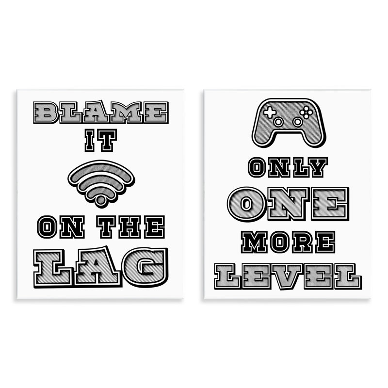 Ensemble de 2 plaques murales noires et blanches, design par Marcus Prime