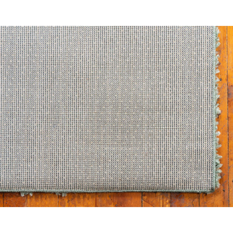 Tapis sauge tissé à la machine Wegate, Rectangle 5 pi 3 po x 8 pi