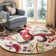 Emrick Hand Hooked Wool Floral Rug