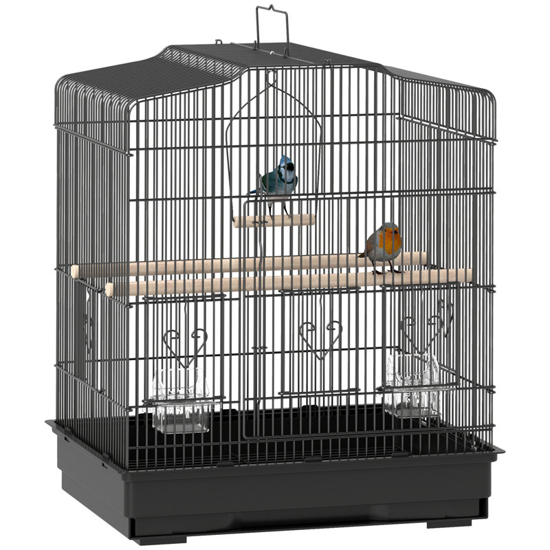 59cm Steel Flight Cage with Perch