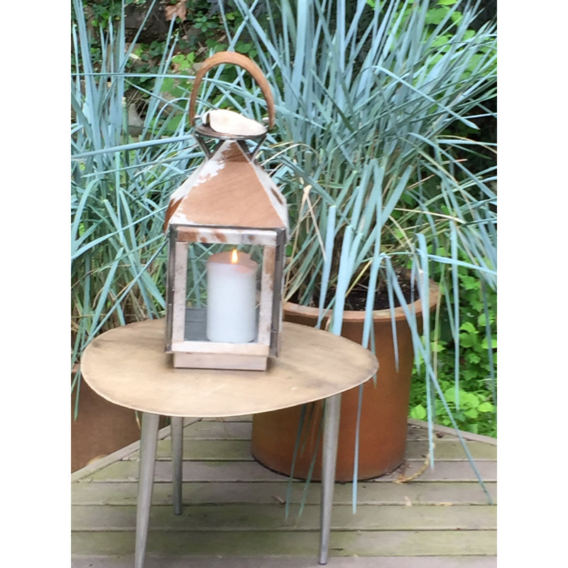 Mako 20'' H Metal Tabletop Lantern