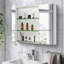 Armoire de salle de bain polyvalente avec fonctions avancées et rangement spacieux