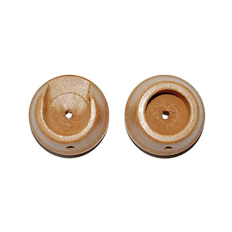 Wood Mounting Bracket, 3.5 cm, Light Oak