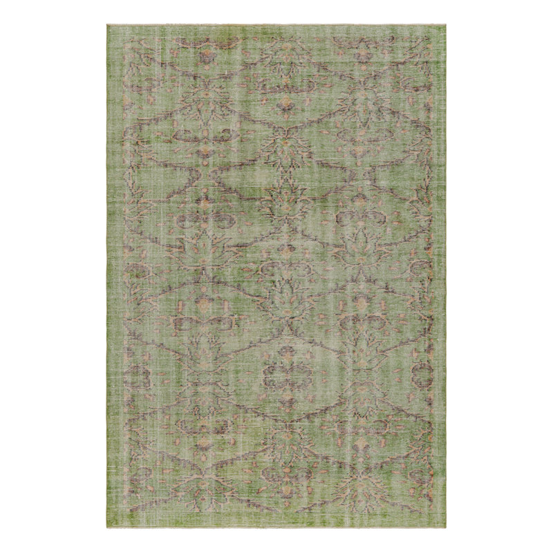  One-of-a-Kind 5'10" x 8'8" Area Rug in Beige/Pink/Green