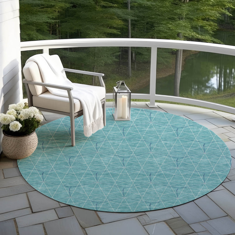Machine Washable Indoor/Outdoor Chayden ACN987 Rug