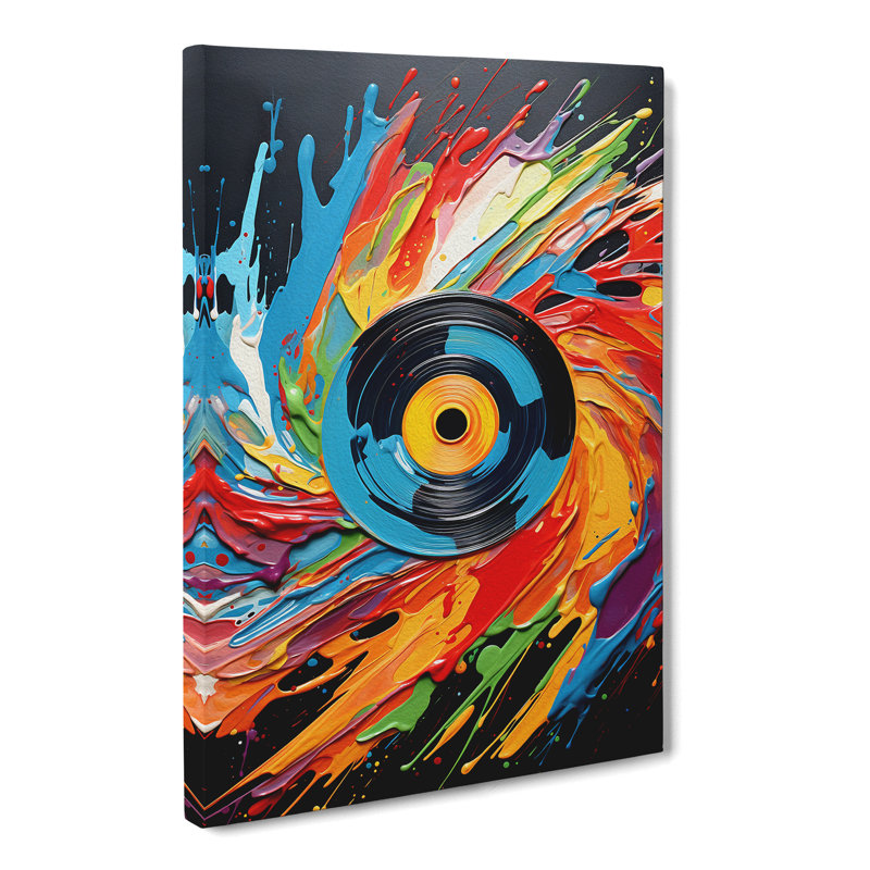 Vinyl Record - No Frame Print, 60cm H x 40cm W x 3cm D