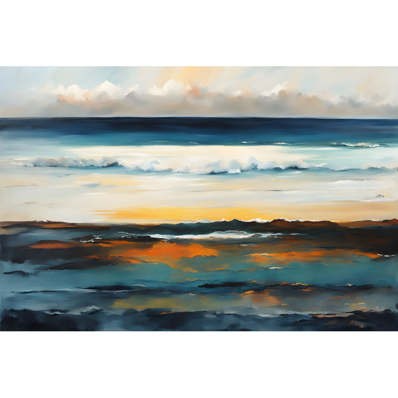 Tide Rushes In, 24" H x 36" W