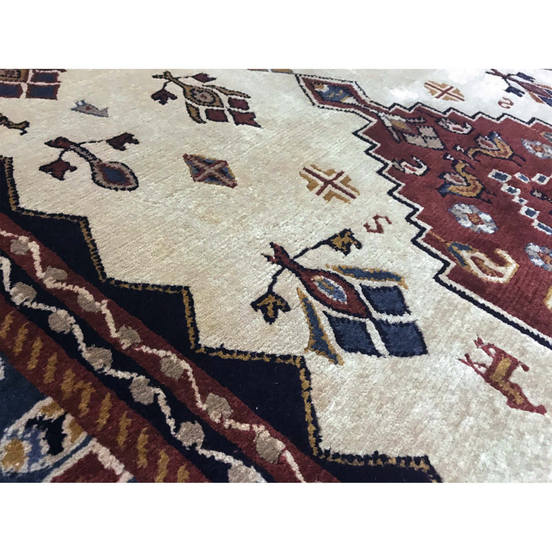 Hand-Knotted High-Quality Blue Area Rug