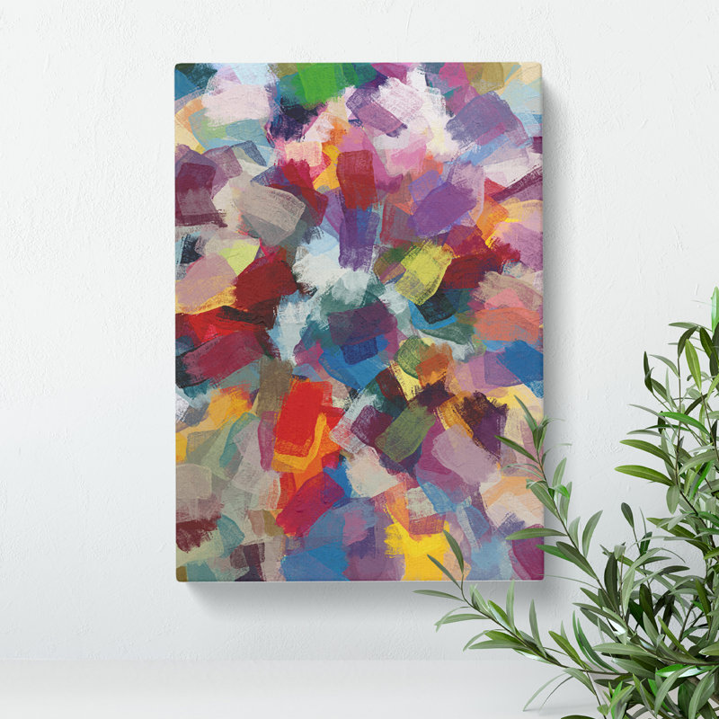 Reflection Of You Abstract - Wall Art, Wrapped Canvas, 76cm H x 50cm W, No Matte