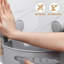 No Drilling Corner Shower Caddy Suction Cup Bathroom Storage Shelf 2 Pack, Grey