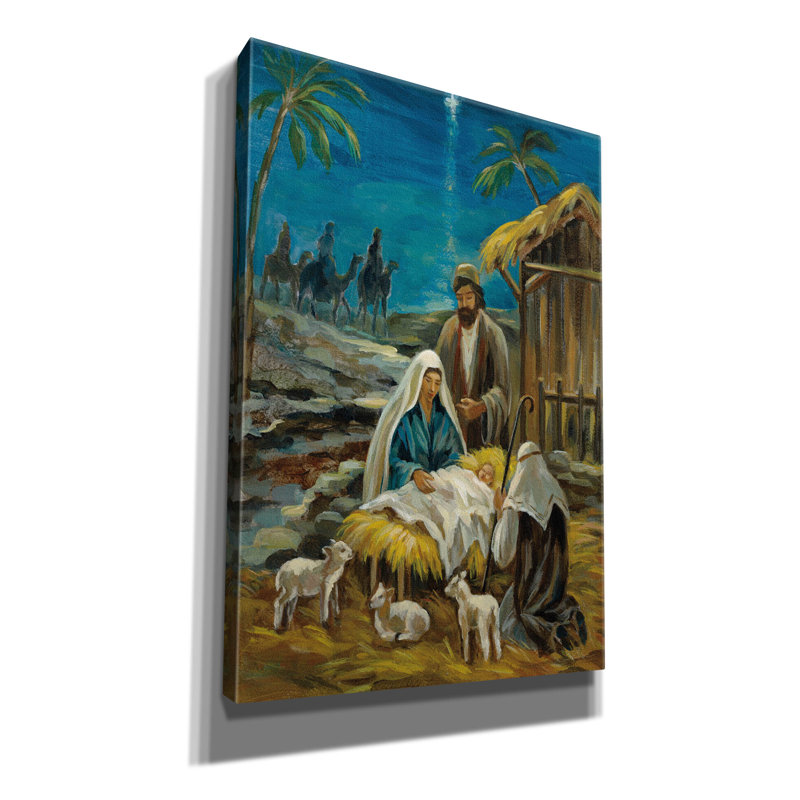 Art de toile "Nativité" par Silvia Vassileva