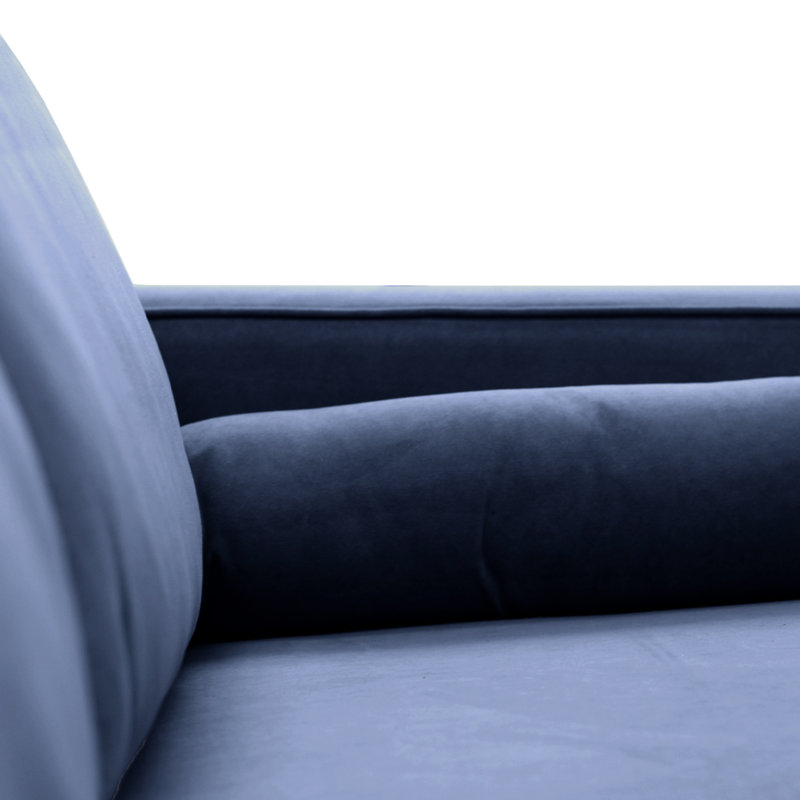 Georgio 3 Seater Velvet Sofa, Navy