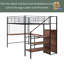 Lit mezzanine double pour enfant Dannica-66966102