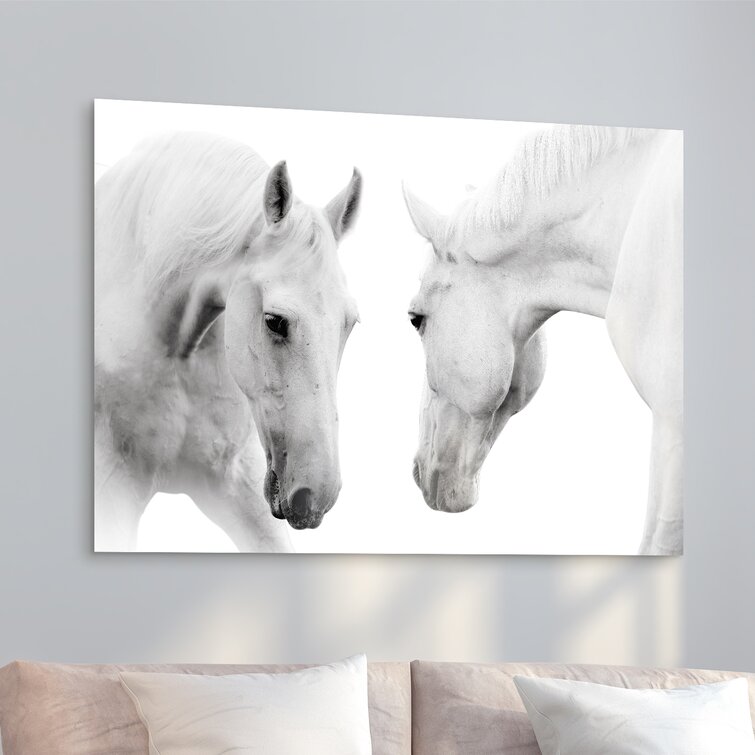 white horse wall decor