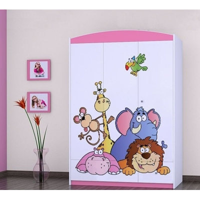 Hanish 3 Door Wardrobe