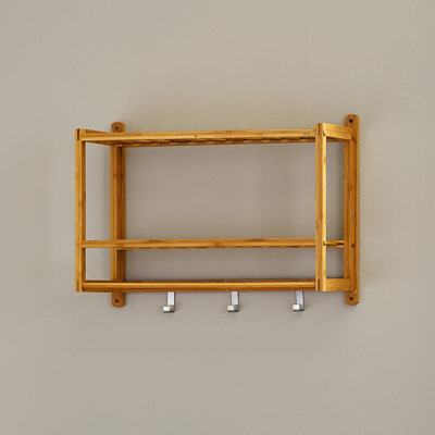 Allana 2 Piece Bamboo Tiered Shelf