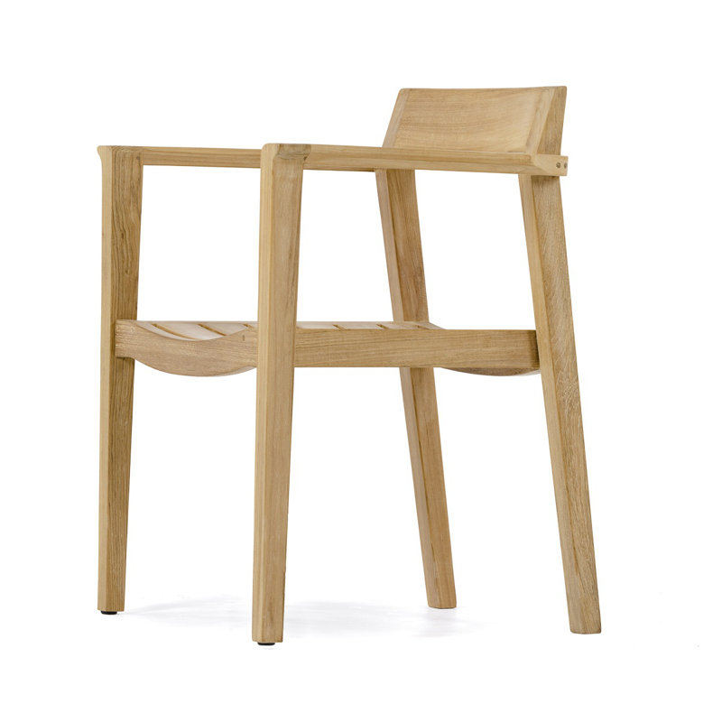 Mayukh Outdoor Teak Dining Armchair